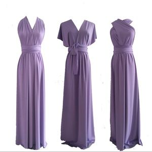 NEW W/TAGS long infinity dress